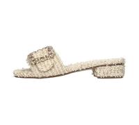 Emanuela Caruso - Heeled Mules - Femme - Chaussures - Beige - Taille: 37 EU