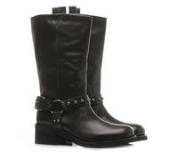 Emanuélle Vee, 432M-515, Botte Haute, Mode Mode Cuir (Tac 5 cm), Noir , 38 EU