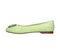 Emanuelle Vee - Ballerine en cuir - Femme - Chaussures - Vert - Taille: 38 EU