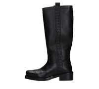 Emanuelle Vee Bottes noires Nero Neri e Grigi 38