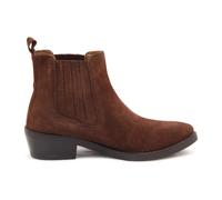 Emanuelle Vee - Bottines Adel marron avec talon de 4 cm - Femme - Chaussures - Brun - Taille: 39 EU