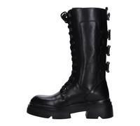 Emanuelle Vee - Bottines en cuir - Femme - Chaussures - Noir - Taille: 37 EU