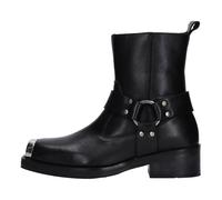 Emanuelle Vee - Bottines en cuir - Femme - Chaussures - Noir - Taille: 39 EU