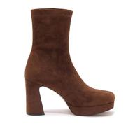 Emanuelle Vee - Bottines Stretch Bella Marron Foncé - Femme - Chaussures - Brun - Taille: 39 EU