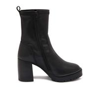 Emanuelle Vee - Bottines Stretch Noires Talon 8cm - Femme - Chaussures - Noir - Taille: 41 EU
