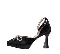 Emanuelle Vee - Chaussures a talons noires Nero Neri e Grigi 38