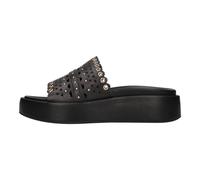 Emanuelle Vee - Mules en cuir - Femme - Chaussures - Noir - Taille: 39 EU