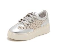 Emanuelle Vee - N7446 Bice Raffia Chaussures - Femme - Chaussures - Gris - Taille: 39 EU