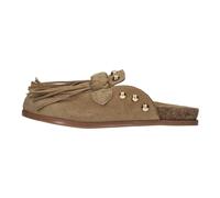 Emanuelle Vee - Sabot en daim - Femme - Chaussures - Brun - Taille: 41 EU