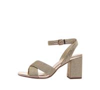 Emanuelle Vee - Sandale Farah en raphia - Femme - Chaussures - Jaune - Taille: 35 EU