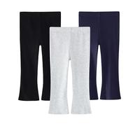 EmaoFun Legging Évasé en Côtelé pour Filles 3 à 7 Ans, Lot de 2 ou 3 Unités