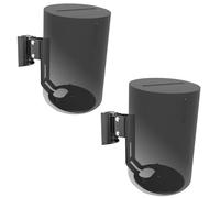 EMAQUIN Lot de 2 supports muraux pour haut-parleurs Sonos Era 100/Era 100 SL (comprend 2 pièces, pivotant et inclinable, métal robuste, revêtement de peinture durable, compatible avec Sonos Era 100