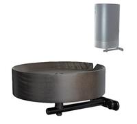 EMAQUIN Support mural pour haut-parleur Sonos Era 100 (bois véritable, gestion des câbles, finition peinture durable, compatible avec Sonos Era 100, pièce unique, couleur foncée)