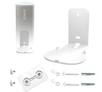 EMAQUIN Support mural pour Sonos Roam 2/Sonos Roam/Roam SL (métal robuste, finition peinture durable, installation sans perçage, compatible avec Sonos Roam 2/Roam/Roam SL, pièce unique, blanc)