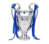 Emaraxy Trophée des Champions de 32,6 cm, trophée de Football avec réplique en résine pour processus de galvanoplastie, Coupe de la Ligue Sportive de Football avec Ruban pour décoration de Chambre et