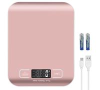 Emarful Petite balance postale pour colis, échelle d'expédition, balance numérique pour aliments de cuisine, pâtisserie, cuisine, céto et préparation des repas pour perdre du poids, en acier