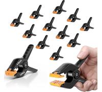EMART 12 Pcs Pinces à Ressort de 11,4 cm pour Photographie, Studio Photo, Toile de Fond