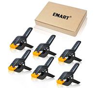 EMART 6 Pcs Pinces à Ressort de 11,4 cm pour Photographie, Studio Photo, Toile de Fond