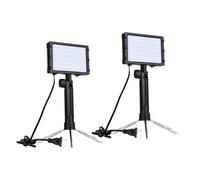 Emart 60 LED Continue Portable Photographie kit d'éclairage pour Dessus de Table Photo Video Studio Lampe de lumière avec filtres de Couleur - 2 Ensembles