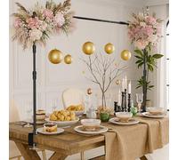 EMART Arche de Table Décorative Rectangulaire 180 x 240cm, Support de Fond Photo pour l'Anniversaire, le Mariage, la Fête, Noël, la Décoration