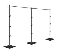 EMART Kit de Toile de Fond pour Tuyau et drapé 2,6 x 6,1 m