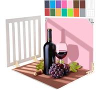 EMART Lot de 14 Toiles de Fond pour Photographie Alimentaire 42x29cm