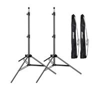 EMART Lot de 2 Support pour Éclairage de 210cm avec Sac de Transport Portable pour Éclairage en Aluminium, Studio Photo, Vidéo, Portrait de Photographie, Réflecteur, Softbox, Parapluie