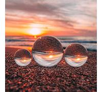 Emart Lot de 3 Boules de Cristal Transparentes K9 pour Accessoires de Photographie et décoration - 60 mm/80 mm/100 mm