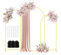 EMART Lot de 3 supports de toile de fond en arc (2,2 m/2 m/1,8 m)