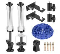 EMART Photographie Fond Support Mural Rouleau Simple Système de Support Système Manuel à Rouleau pour Fond Photo Support Mural et Plafond pour Studio Diffusion en Direct