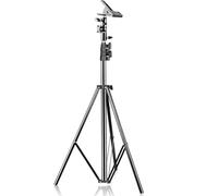 EMART Support de Fixation pour réflecteur de Photographie avec Fixation de 5/8" et kit de Support de 8,5ft pour Studio Photo vidéo en métal Robuste avec Support de réflecteur de Parapluie