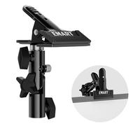 EMART Support de Serrage en métal Robuste avec Support d'éclairage de 1,6 cm et Support de réflecteur Parapluie pour Studio Photo et vidéo