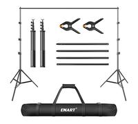 EMART Support Toile de Fond Réglable 2,6x3m
