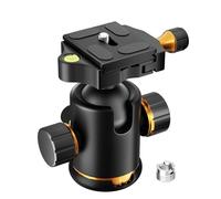 EMART Tête sphérique 36 mm, 360 ° en métal pour photographie panoramique avec plaque de dégagement rapide de type Arca, vis de 6,35 mm et 3/8" pour monopode Slider DSLR appareil photo caméscope