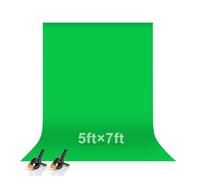 EMART Toile de Fond Verte de 1,5 x 2m Greenscreen Pliable et Lavable