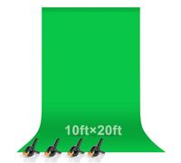 EMART Toile de Fond Verte de 3 x 6m Greenscreen Pliable et Lavable