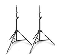 EMART Trépied à Lampe en Aluminium Stable 190 cm, Support de Trépied pour Studio Photo-Vidéo, Arrière-Plan, Boîte à Lumière Douce, Réflecteur - 2 Pièces