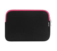 Emartbuy Housse Pochette Étui Néopréne Noir/Rose Résistante à l'eau 8 Pouces avec Fermeture Éclair Convenant aux Appareils Listés Ci-Dessous