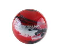 EMAX - Balle de bowling Pro Bowl - Boule de bowling en polyester poli - Balles de bowling pour femmes, hommes, enfants, adultes, joueurs amateurs et loisirs - Intérieur - Rouge/noir/argenté - 13 LBS