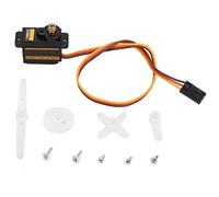 EMAX ES08MA II 12g / 1.8kg / 10 Secondes Servo à Engrenages en métal pour Ailes Fixes, 450 hélicoptères, Robots, Mini Servo analogique à Engrenages en métal Machine Stable Antichoc