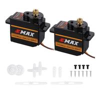 EMAX ES08MA II Lot de 2 mini servo analogique en métal pour modèle RC 12 g