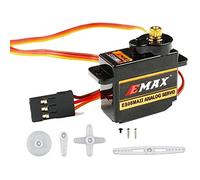 EMAX ES08MA II Mini servo analogique à engrenage en métal 12 g pour véhicules télécommandés radiocommandés (1 pièce)
