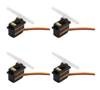 EMAX ES08MA II Servomoteur Analogique Mini 12g, 4 Pièces