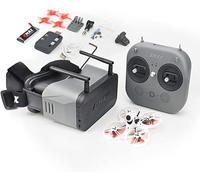 EMAX FPV Drone Tinyhawk 3 RTF Kit, Drone de Vue à La Première Personne avec Caméra Runcam Nano 4, 25-100-200 VTX Commutable, Mini Drone avec Lunettes et E8 Émetteur pour Enfants Adultes et Débutants