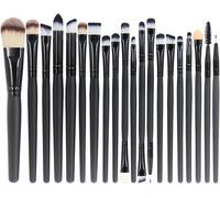 Emaxdesign 20 Pièces Pinceaux De Maquillage Ombre À Paupières Yeux Eye Liner Fond De Teint Blush À Lèvres Pinceaux Poudre Liquide Crème Cosmetics Pinceau Estompeur Outil