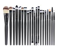 EmaxDesign 20 Pièces Pinceaux de Maquillage Ombre à Paupières Yeux Eye Liner Fond De Teint Blush à Lèvres Pinceaux Poudre Liquide Crème Cosmetics Pinceau Estompeur Outil