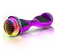EMAXUSA, Planche gyroscopique Bluetooth de 16,5 cm pour enfants de 6 à 12 ans, avec roues de style tunnel et patins antidérapants, certifié UL2272 (rose)