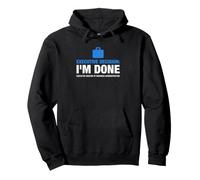 EMBA Executive Decision I'm Done Diplôme MBA Humour Sweat à Capuche