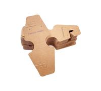 Emballage auto-adhésif carton carton d'emballage abordable carte de papier d'affichage pour collier bracelet bandeau