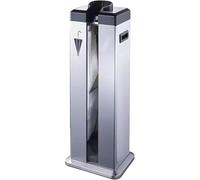 Emballage automatique de parapluie humide, machine d'emballage de parapluie en acier inoxydable avec 100 sacs longs, support de distributeur de sacs de parapluie commercial pour entrée de banque